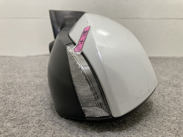 ヤリス KSP210/MXPA10/MXPA15/MXPH10/MXPH15 純正 左 ドアミラー 12線 カメラウインカー付 ICHIKOH 8343/52-287 ホワイト 089(149539)