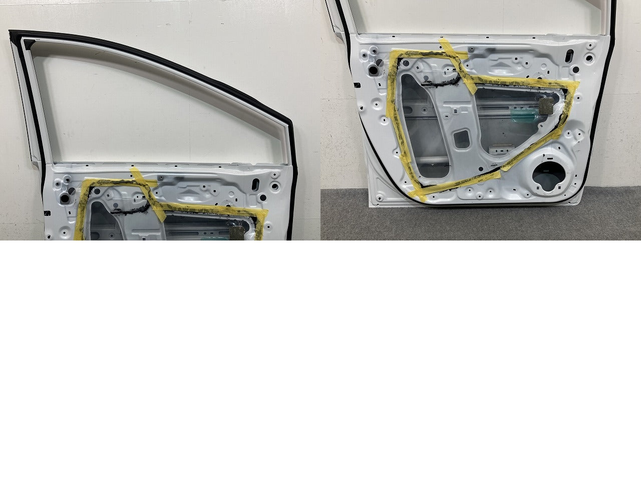 フリード GT1/GT2/GT3/GT4/GT5/GT6/GT7/GT8 純正 左 フロント ドア ドアパネル プラチナホワイトパール NH609P ホンダ(149564)