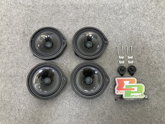 新車取り外し!フィット GS4/GS6 純正  ドアスピーカー 4点セット  5bN18e 08A39-PW3-000A ブラック ホンダ(149588)