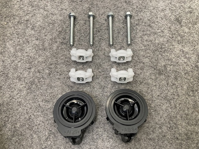 新車取り外し!フィット GS4/GS6 純正  ドアスピーカー 4点セット  5bN18e 08A39-PW3-000A ブラック ホンダ(149588)