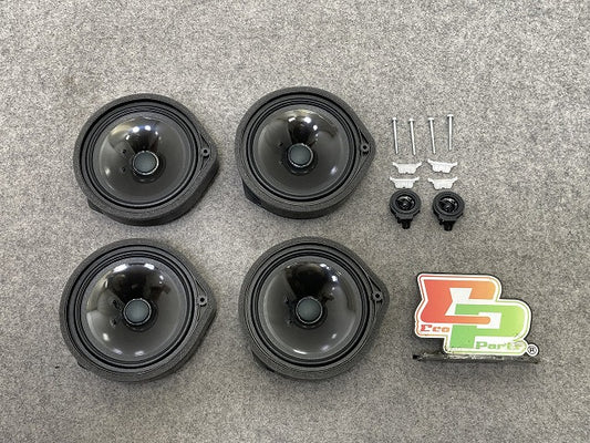新車取り外し!フリード GB5/GB6 ハイブリッド/GB7/GB8 純正 ドアスピーカー 4点セット  TBG0 08A39-PW3-000A ブラック ホンダ(149590)