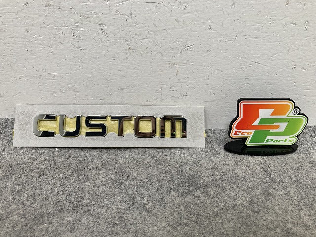 新車取り外し!N-BOX/NBOX Nボックス カスタム/JF5/JF6 純正 リア エンブレム/オーナメント CUSTOM メッキ ホンダ(149594)