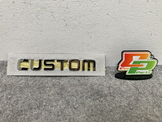 新車取り外し!N-BOX/NBOX Nボックス カスタム/JF5/JF6 純正 リア エンブレム/オーナメント CUSTOM メッキ ホンダ(149594)