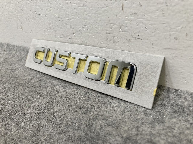 新車取り外し!N-BOX/NBOX Nボックス カスタム/JF5/JF6 純正 リア エンブレム/オーナメント CUSTOM メッキ ホンダ(149594)