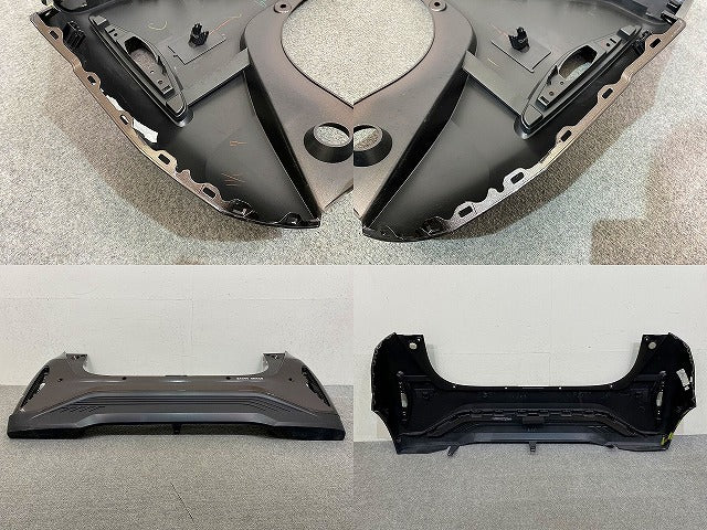 サクラ/SAKURA B6AW 純正 リア バンパー スポイラー付 Rバンパー 85022 7PA-0 アッシュブラウンメタリック CBA 日産(149603)