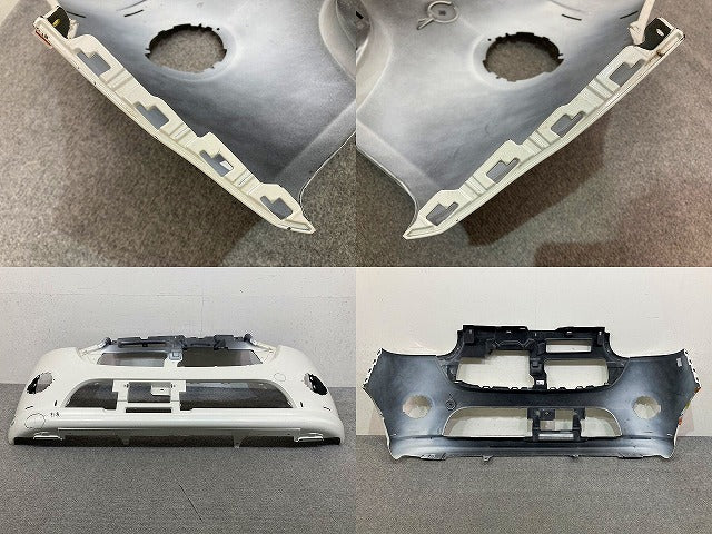 ムーヴ キャンバス/キャンパス LA800S/LA810S 純正 フロント バンパー Fバンパー 52119-B2C80/90 パールホワイトIII W24 ダイハツ(149614)