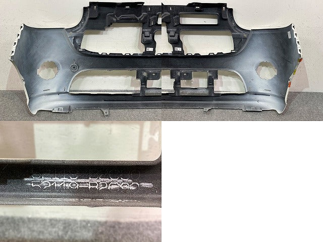 ムーヴ キャンバス/キャンパス LA800S/LA810S 純正 フロント バンパー Fバンパー 52119-B2C80/90 パールホワイトIII W24 ダイハツ(149614)