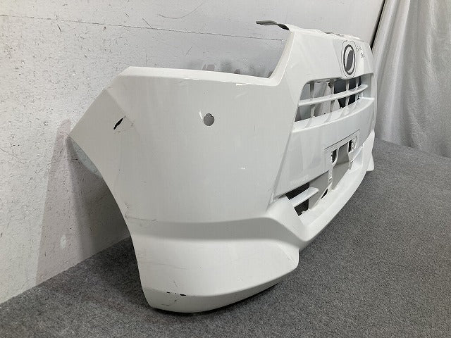 ミライース LA350S/LA360S 純正 フロント バンパー Fバンパー 52119-B2D00/10 ホワイト W19 ダイハツ(149616)