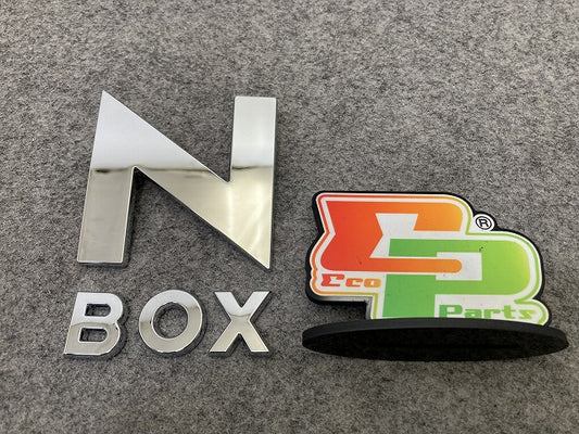 新車取り外し!N-BOX/NBOX Nボックス 純正 エンブレム/オーナメント ステッカー メッキ ホンダ(149622)