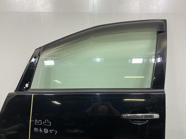 エスティマ 50系/ACR50W/ACR55W/GSR50W/GSR55W 純正 左 フロント ドア ガラスバイザーサイドパネル付 スピーカー付き ブラック(149629)