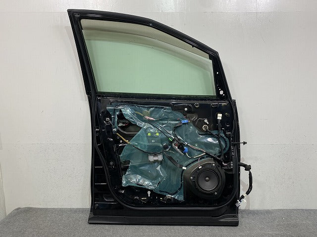 エスティマ 50系/ACR50W/ACR55W/GSR50W/GSR55W 純正 左 フロント ドア ガラスバイザーサイドパネル付 スピーカー付き ブラック(149629)