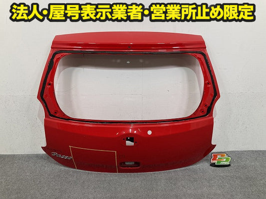 パッソ 30系/KGC30/KGC35/NGC30 純正 リアゲート/バックドア/リアハッチ シャイニングレッド R40 トヨタ(149630)