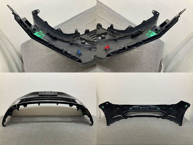 プリウス 60系/ZVW60/ZVW65/MXWH60/MXWH65/MXWH61 純正 フロント バンパー スポイラー付 52119-47B70/80/90/C00/10 ブラック 218(149635)