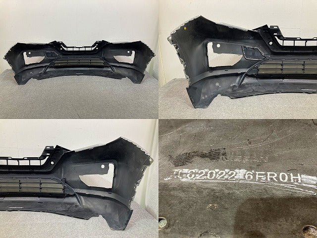 エクストレイル/X-TRAIL T32/NT32/HT32/HNT32 純正 後期 フロント バンパー ロアグリル付 62022 6FR0H ブリリアントシルバー K23(149636)