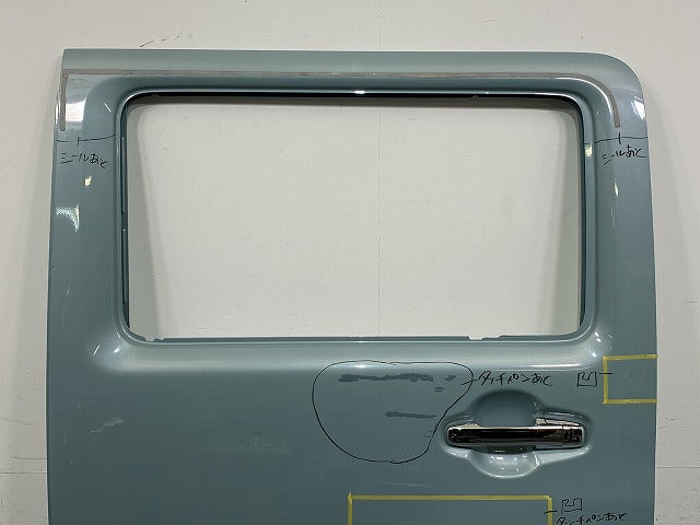 ハスラー MR92S/MR52S 純正 右 リア ドア ドアパネル RH オフブルーメタリック ZYW スズキ(149662)
