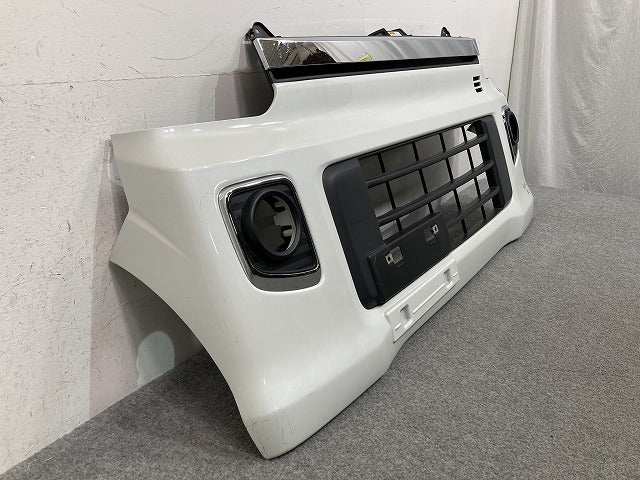 エブリィワゴン エブリーワゴン DA17W 純正 フロント バンパー グリル付 Fバンパー 71711-64P5 パールホワイト Z7T スズキ(149730)