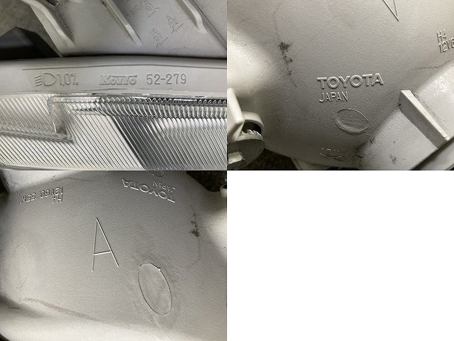 プロボックス NSP160V/NCP160V/NCP165V/NHP160V 純正 右 ヘッドライト/ランプ ハロゲン レベライザー 刻印A KOITO 52-279 トヨタ(149741)