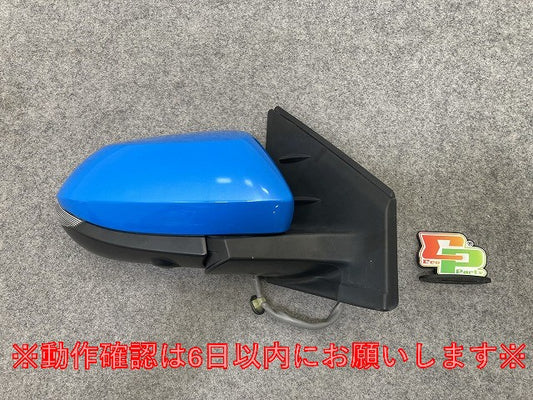 ヤリス MXPA10/MXPA15  純正 右 ドアミラー 12線 ウインカーカメラ付 ICHIKOH 8343/52-287 87910-K0321 シアンメタリック 8W9(149815)