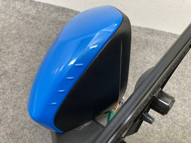 ヤリス MXPA10/MXPA15  純正 右 ドアミラー 12線 ウインカーカメラ付 ICHIKOH 8343/52-287 87910-K0321 シアンメタリック 8W9(149815)