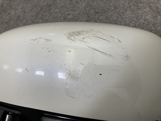 スペーシア MK94S 純正 左 ドアミラー 5線 046323 ピュアホワイトパール ZVR スズキ(149837)