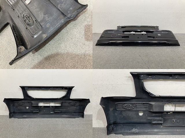 バモス HM1/HM2 純正 後期 フロント バンパー 71101-S8RT-0000 ナイトホークブラックパール B92P ホンダ(149843)