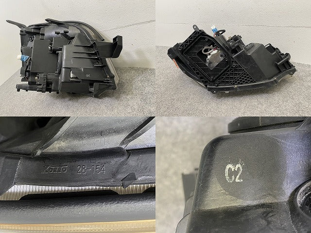 ヴォクシー VOXY 60系/AZR60G/AZR65G 純正 左 ヘッドライト/ランプ キセノン HID レベライザー AFS無 刻印C2 KOITO 28-154 トヨタ(149870)