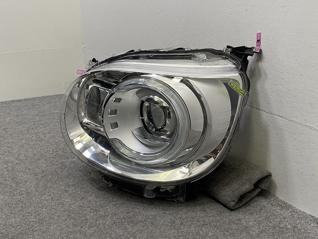 ムーヴ キャンバス/キャンパス LA800S/LA810S 純正 左 ヘッドライト/ランプ LED レベライザー 刻印8L KOITO 100-69038 ダイハツ(149892)