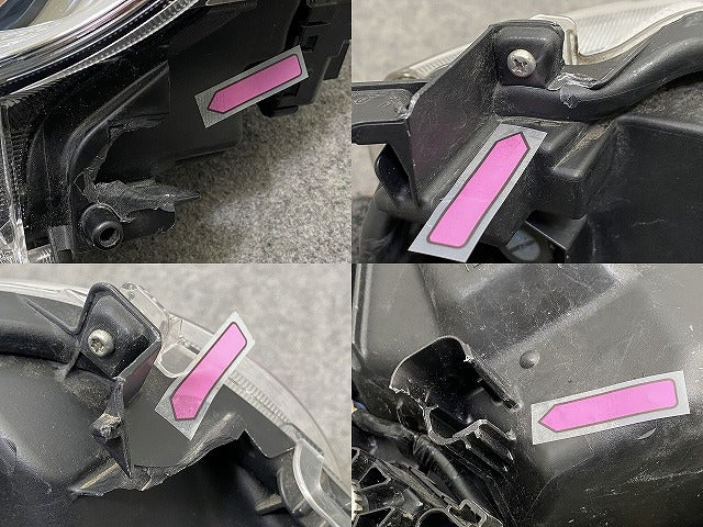 ムーヴ キャンバス/キャンパス LA800S/LA810S 純正 左 ヘッドライト/ランプ LED レベライザー 刻印8L KOITO 100-69038 ダイハツ(149892)