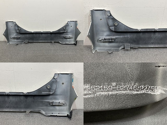 タント カスタム LA600S/LA610S 純正 リア バンパー 52159-B2740/B2A50 パールホワイトIII W24 ダイハツ(149947)