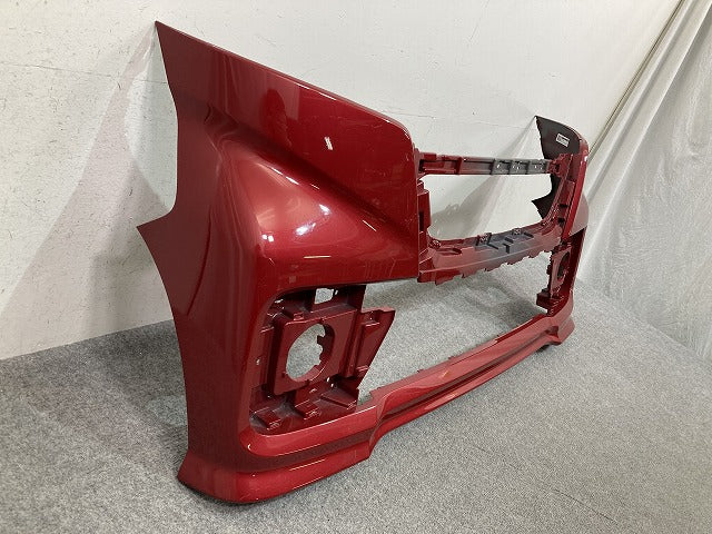 スペーシア カスタム MK53S 純正 フロント バンパー 71711-79R5 フェニックスレッドパール ZLB スズキ(149949)