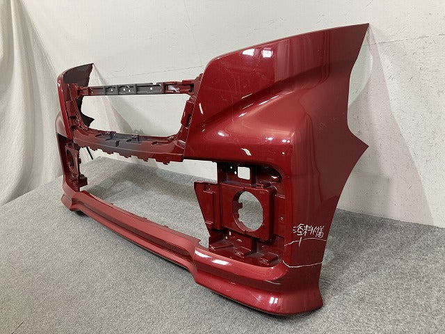 スペーシア カスタム MK53S 純正 フロント バンパー 71711-79R5 フェニックスレッドパール ZLB スズキ(149949)
