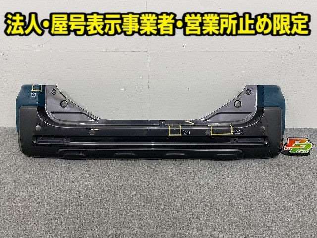 スペーシア ギア MK53S 純正 リア バンパー 71811-79R7 デニムブルーメタリック × ガンメタリック2トーン D4E スズキ(149990)