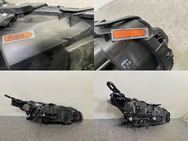ハリアー 80系/MXUA80/MXUA85/AXUH80/AXUH85 PHEV/AXUP85 純正 左 ヘッドライト/ランプ LED 刻印7H KOITO 48-233 81185-48J10(150010)