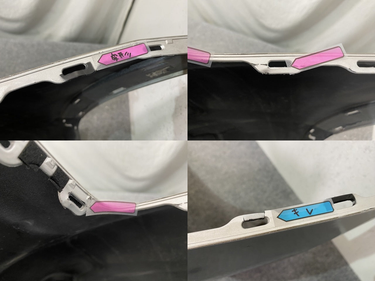 スカイライン/クロスオーバー J50/NJ50 純正 リア バンパー Rバンパー 85022 1BA0H シルバー メタリック 日産(150013)