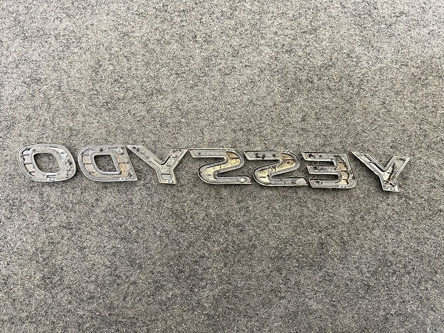 新車取り外し!オデッセイ ハイブリッド e:HEV アブソルート RC4/RC5 純正 リア エンブレム/オーナメント ODYSSEY メッキ ホンダ(150019)