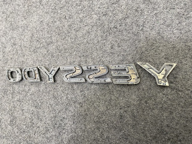 新車取り外し!オデッセイ ハイブリッド e:HEV アブソルート RC4/RC5 純正 リア エンブレム/オーナメント ODYSSEY メッキ ホンダ(150019)
