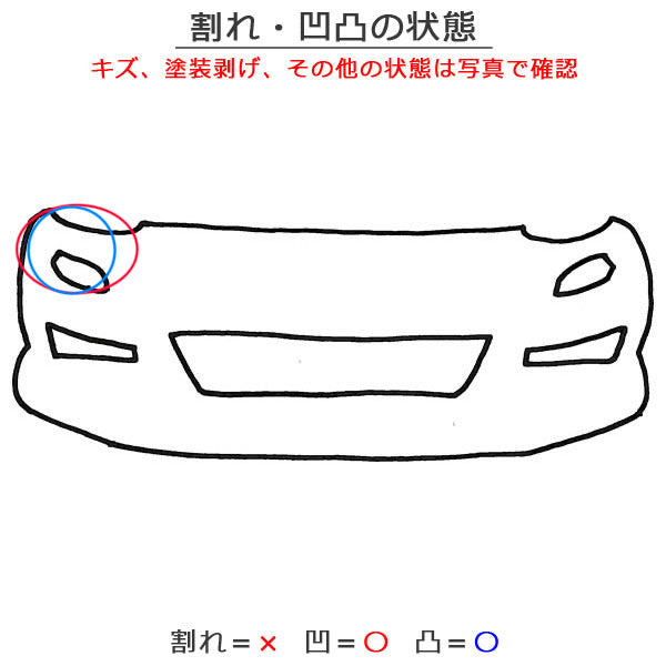 ポロ/POLO 6C/6R 純正 フロント バンパー Fバンパー 6C0 807 221 レッド フォルクスワーゲン(150033)