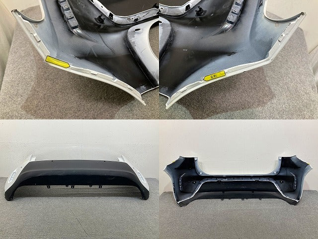 ヤリスクロス MXPB10/MXPB15/MXPJ10/MXPJ15 純正 リア バンパー スポイラー付 Rバンパー 52159-52A90/B00/20 ホワイトパール 089(150040)