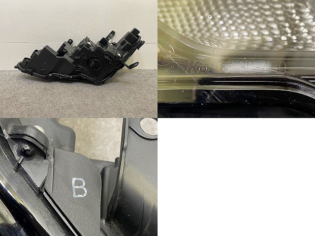 クラウン 220系/ARS220 ハイブリッド/AZSH20/AZSH21/GWS224 純正 右 ヘッドライト/ランプ LED 刻印B RH KOITO 30-450 トヨタ(150051)