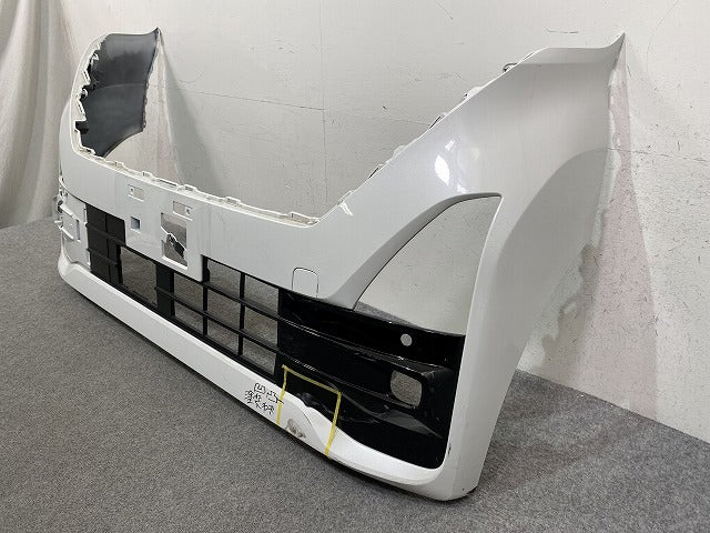ルークス ハイウェイスター B44A/B45A/B47A/B48A 純正 後期 フロント バンパー ロアグリル付 62022 7NK-0 ホワイトパール QBB 日産(150117)
