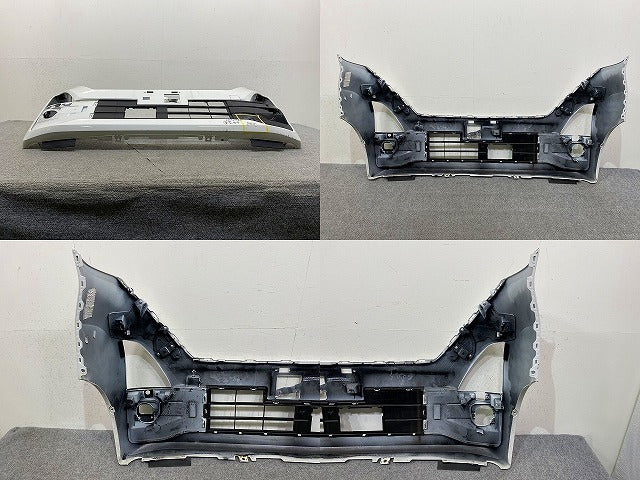 ルークス ハイウェイスター B44A/B45A/B47A/B48A 純正 後期 フロント バンパー ロアグリル付 62022 7NK-0 ホワイトパール QBB 日産(150117)