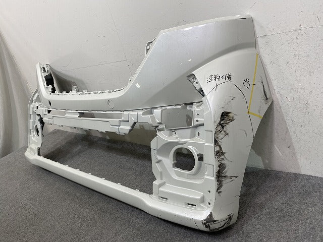 スペーシア カスタム MK54S/MK94S 純正 フロント バンパー Fバンパー 71711-53U5 ピュアホワイトパール ZVR スズキ(150146)