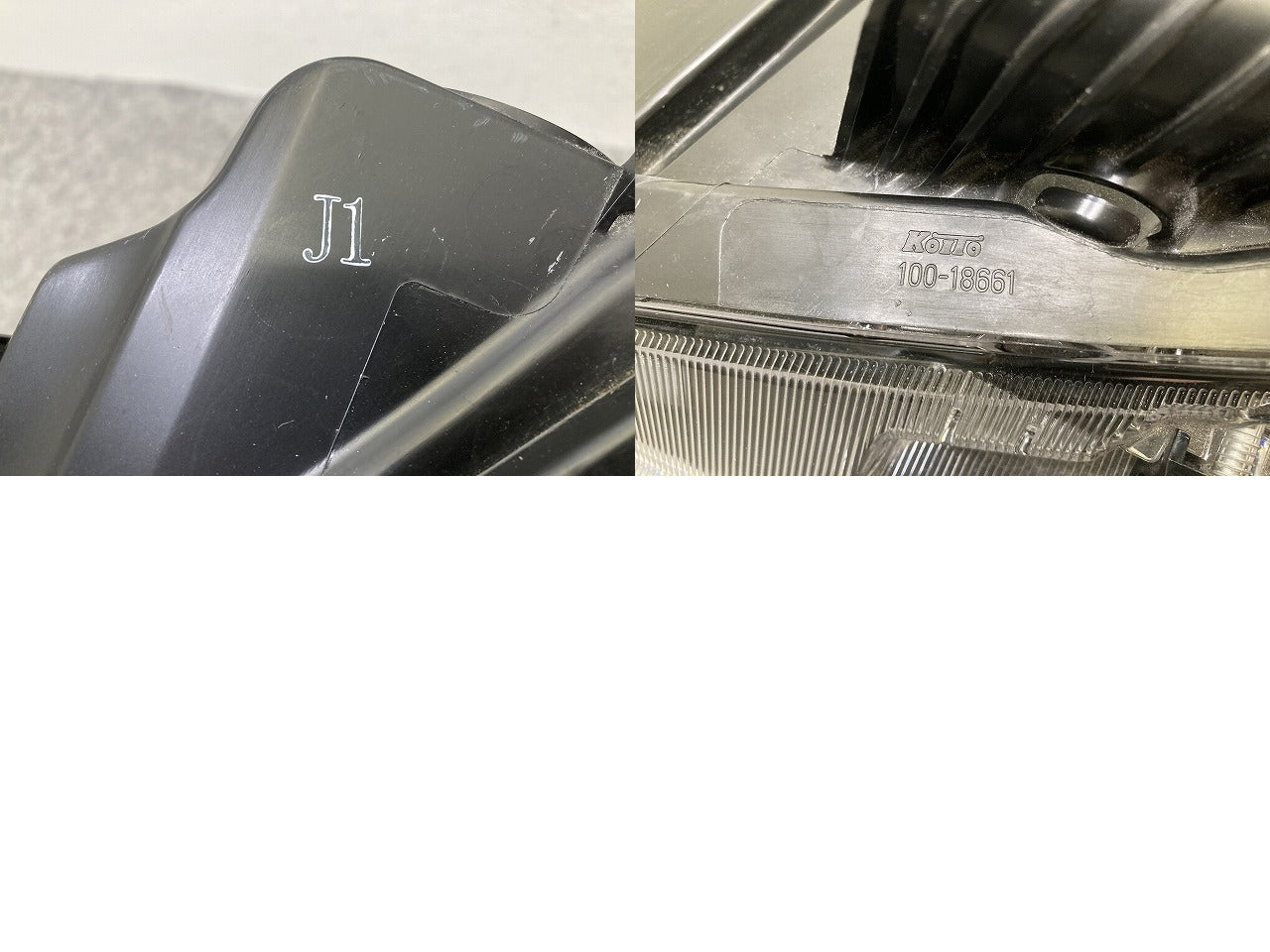 シビック FK7 純正 左 ヘッドライト/ランプ LED レベライザー 刻印J1 LH KOITO 100-18661 ホンダ(150155)