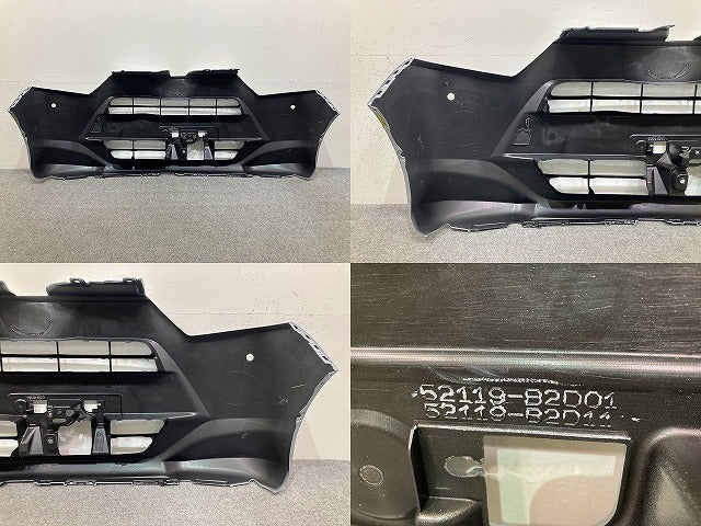ミライース LA350S/LA360S 純正 フロント バンパー Fバンパー 52119-B2D01/11 ブライトシルバーメタリック S28 ダイハツ(150191)