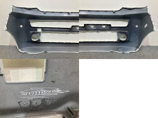 スペーシア MK54S/MK94S 純正 フロント バンパー Fバンパー 71711-53U0 ピュアホワイトパール ZVR スズキ(150229)