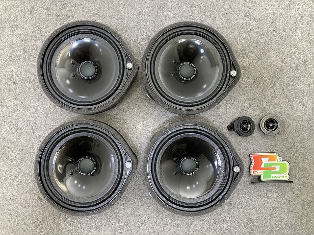 新車取り外し!フィット フリード N-BOX 汎用 純正 スピーカー 4点セット 08A39-PW3-000A ブラック ホンダ(150230)