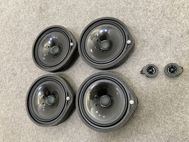 新車取り外し!フィット フリード N-BOX 汎用 純正 スピーカー 4点セット 08A39-PW3-000A ブラック ホンダ(150230)
