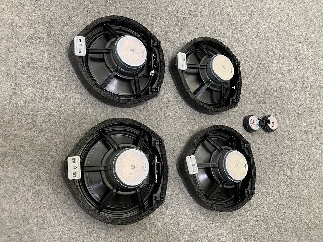 新車取り外し!フィット フリード N-BOX 汎用 純正 スピーカー 4点セット 08A39-PW3-000A ブラック ホンダ(150230)