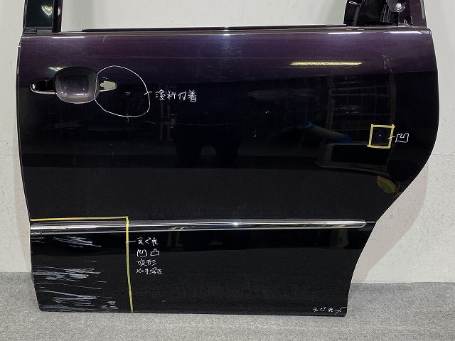 エスティマ 50系/ACR50W/ACR55W/GSR50W/GSR55W 純正 左 リア スライド ドア サイドパネル付 ボルドーマイカメタリック 3R9 トヨタ(150179)