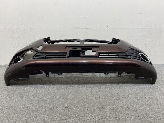 パッソ モーダ M700A/M710A 純正 前期 フロント バンパー ロアグリル付 52119-B1270 プラムブラウンクリスタルマイカ R59 トヨタ(150312)